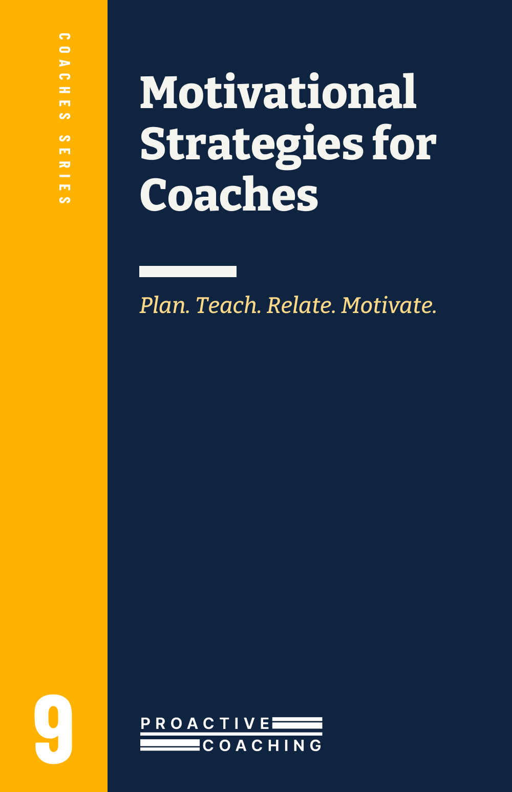 Motivational Strategies for Coaches